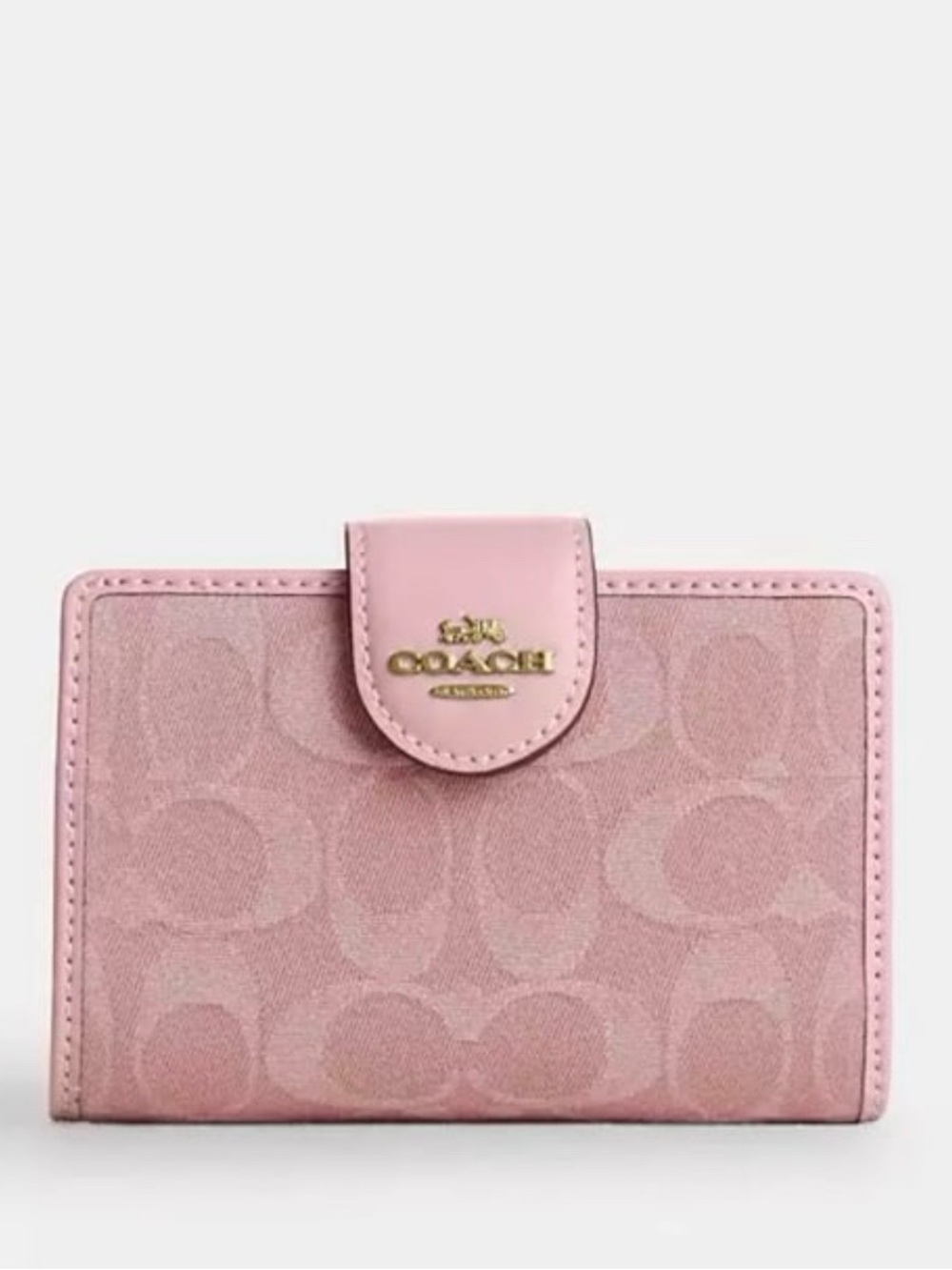 🌸🌸 Coach Medium Corner Zip Wallet In Signature Denim CDF13 NWT